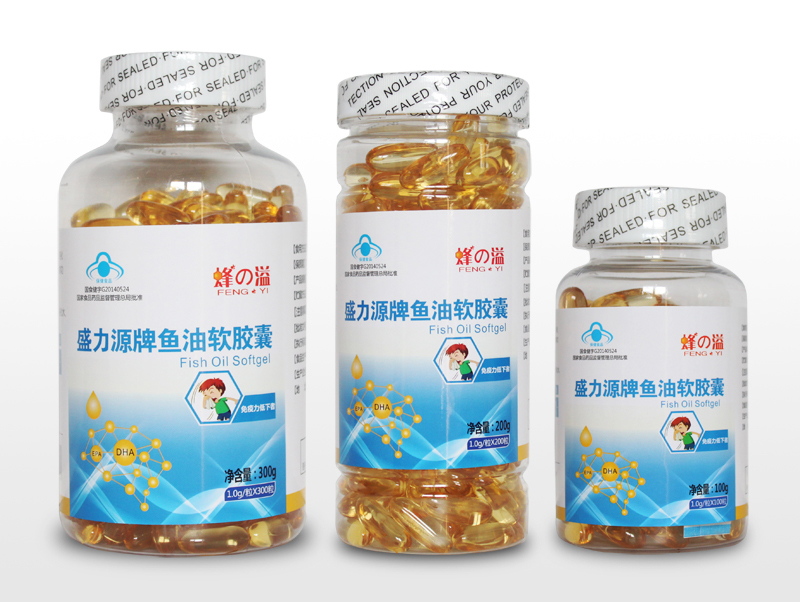 蜂溢盛力源牌魚(yú)油軟膠囊